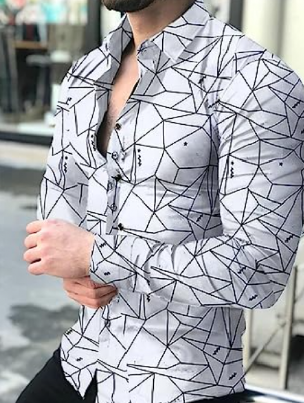 Pola geometris dengan warna abu-abu